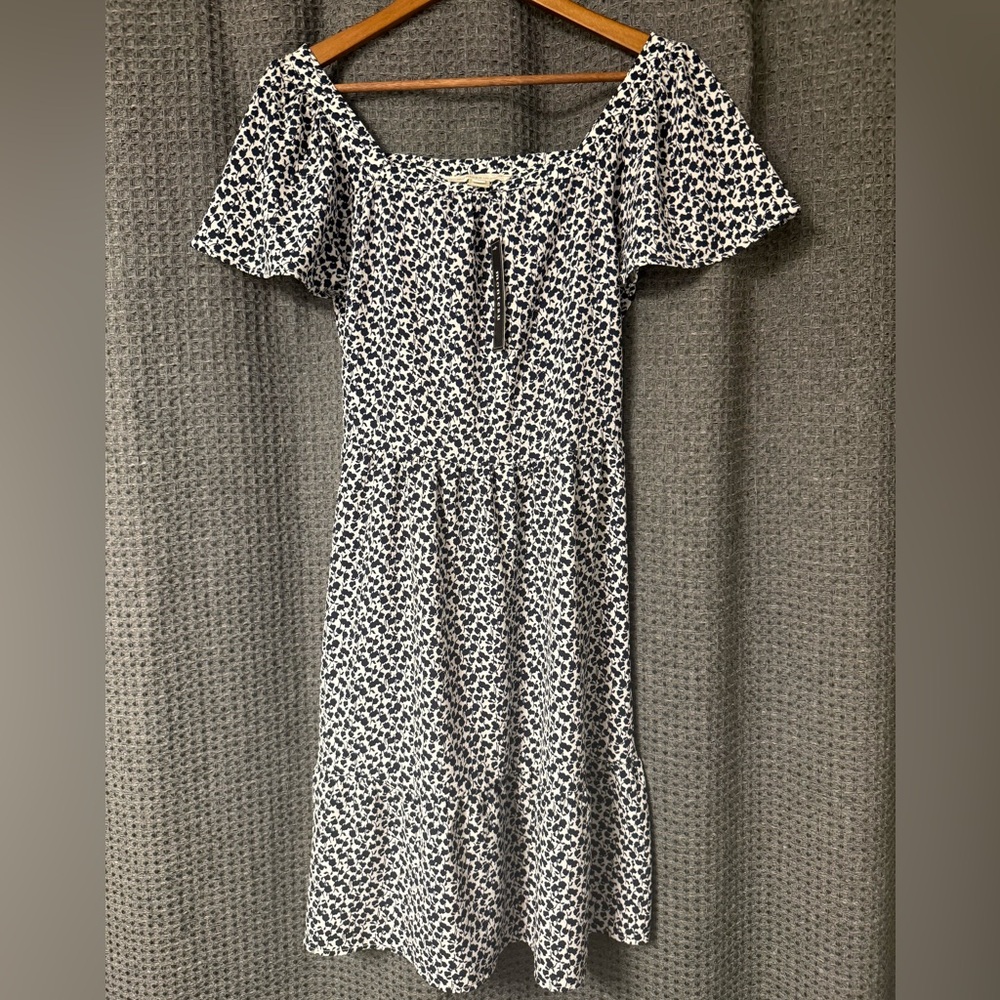 Monteau Los Angeles Floral Mini Dress Size M Flowy Cottagecore
